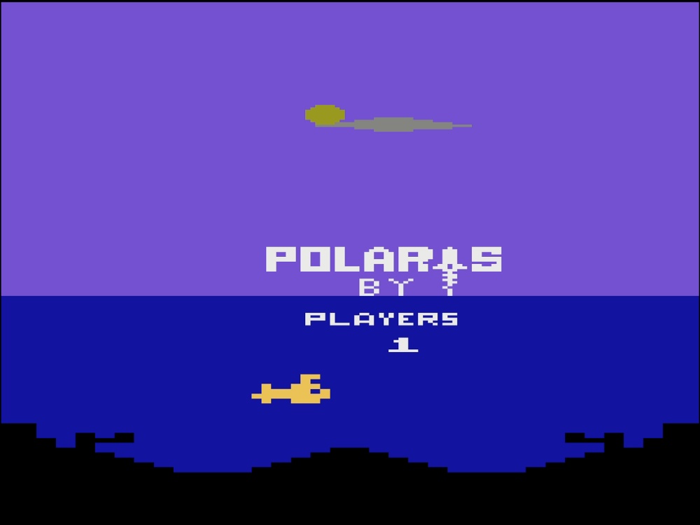 Title Screen of Polaris for Atari 2600